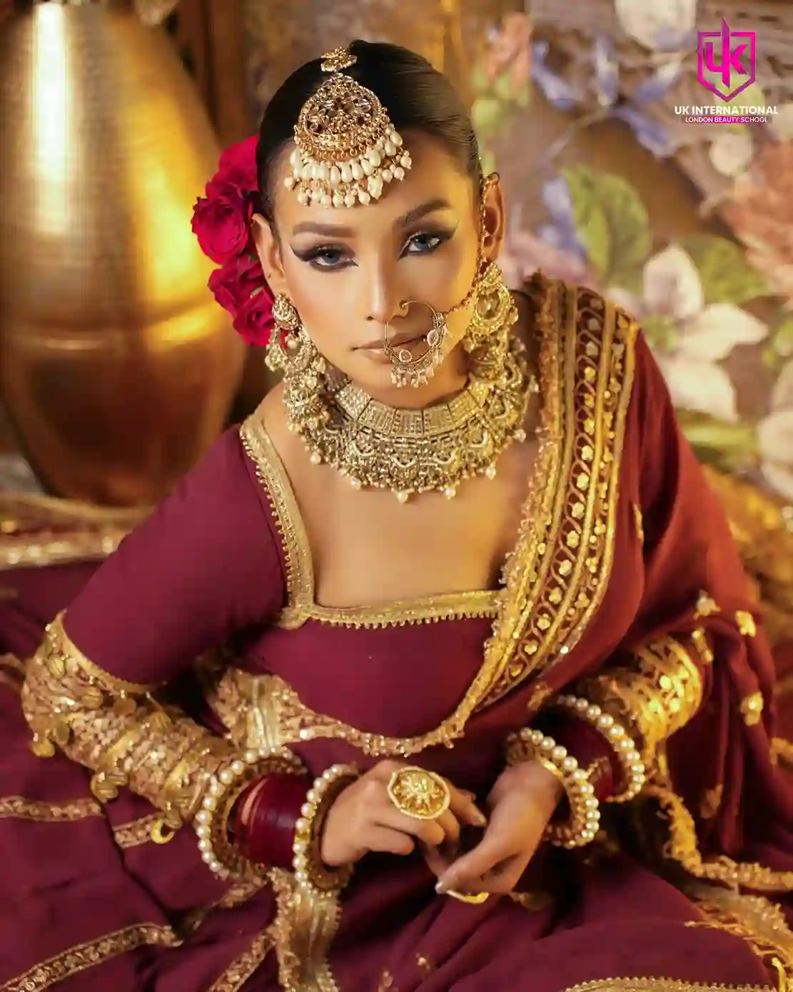 Classic bridal makeup look